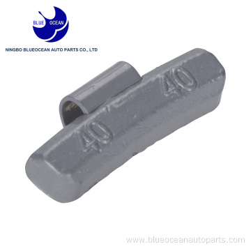 balancing lead wheel weight clip for alloy wheel